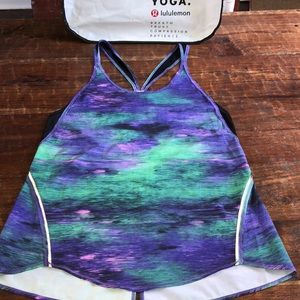 LULULEMON Real Quick Singlet in Rio Nights